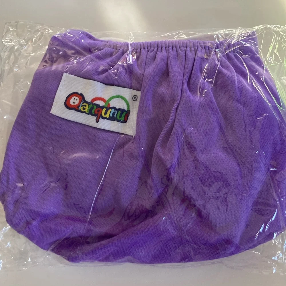 New Qianqunui lot of 3 reusable and adjustable cloth diaper covers snap closure